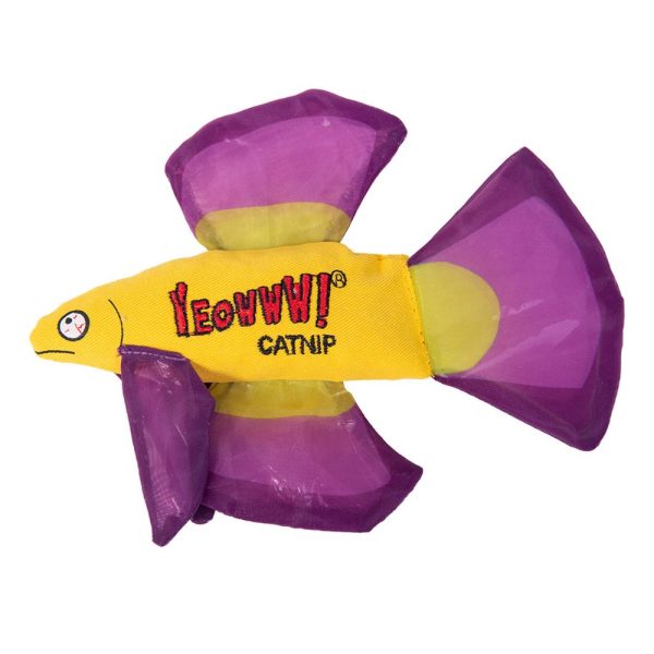 Yeowww! Mo Betta Fish Catnip Cat Toy on Sale