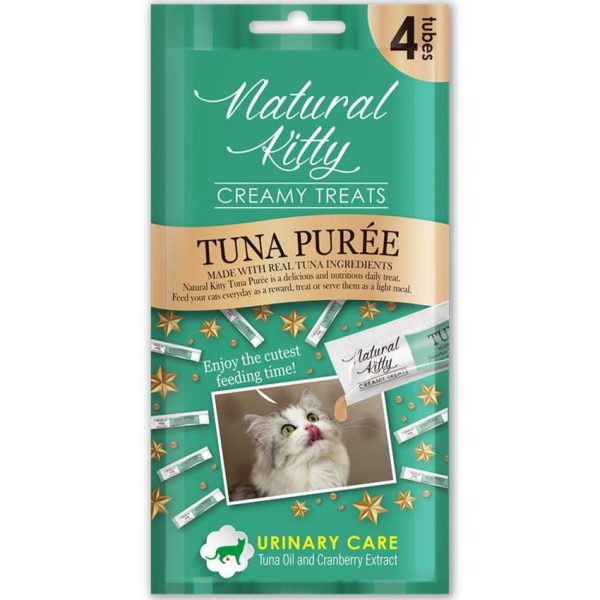 25% OFF: Natural Kitty Functional Urinary Care Tuna Purée Creamy Liquid Cat Treats 48g Online Sale