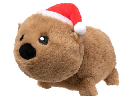 15% OFF: FuzzYard Christmas Felix-Navidad the Wombat Plush Dog Toy Online Hot Sale