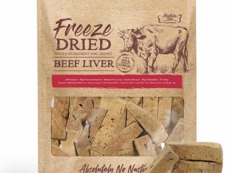 33% OFF: Absolute Bites Beef Liver Freeze Dried Dog Treat 70g For Cheap