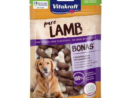 $2 OFF (Exp 14May25): Vitakraft Pure Lamb Bonas Grain-Free Dog Treats 80g For Discount