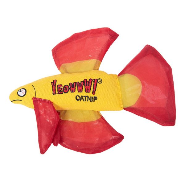 Yeowww! Mo Betta Fish Catnip Cat Toy on Sale