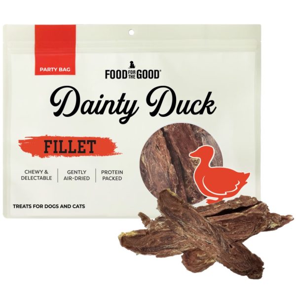 25% OFF: Food for the Good Party Bag Duck Fillet Treats For Cats & Dogs 400g Online Sale