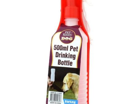 Dog Drinking Bottle, 500ml For Discount