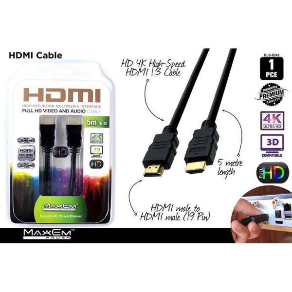 HDMI Cable, 5Mtr Discount