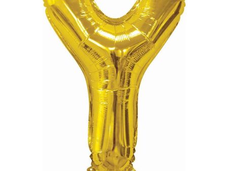 Foil Balloon 35Cm Gold Y Discount