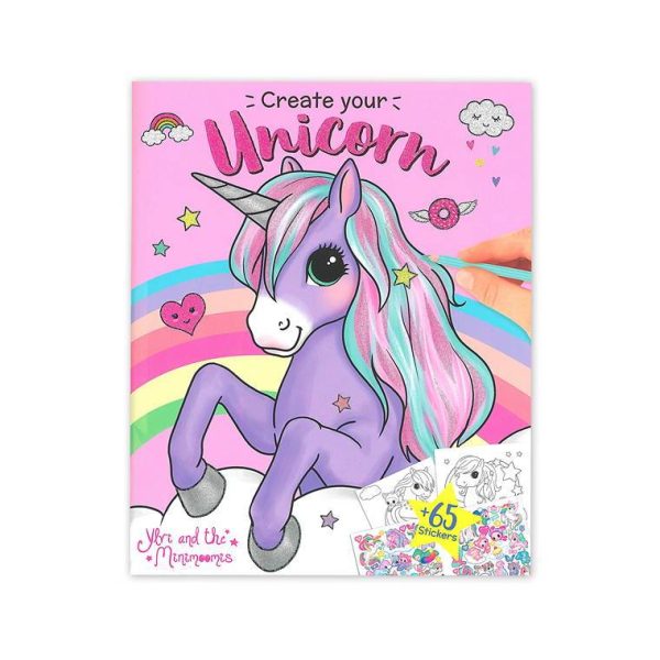 Unicorn Colouring Book with 70 stickers Hot on Sale