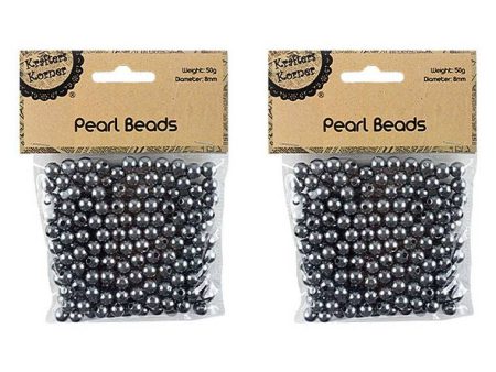 Silver Pearl Beads, 8mm For Discount