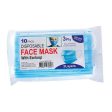 SwissCare Disposable Face Masks, 10 Pack For Cheap