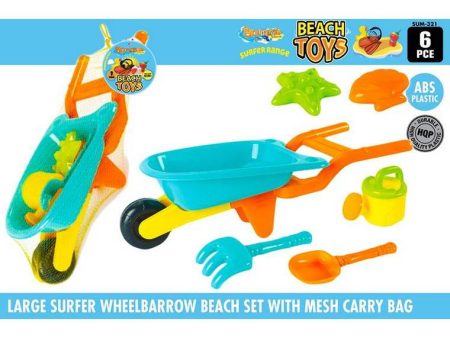 Little Surfer Wheelbarrow Beach Set, 6pcs Online