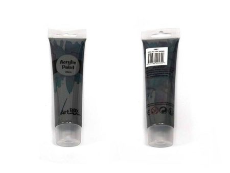 Acrylic Paint Tube, Grey Online