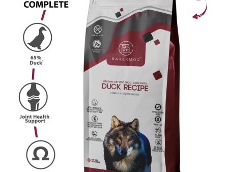 Barekmor: Duck Recipe 100% Complete Grain Free Adult Dog Food With 65% Duck and 35% Fruits and Veg For Cheap