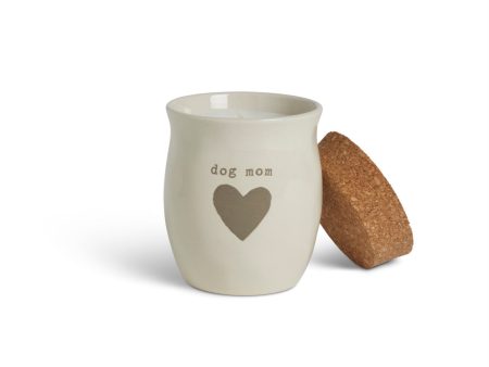 Dog Mom Heart Candle Supply