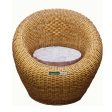 Cane Rattan Bamboo 5 Seater Bunai Apple Sofa Set For Home and Garden on Sale