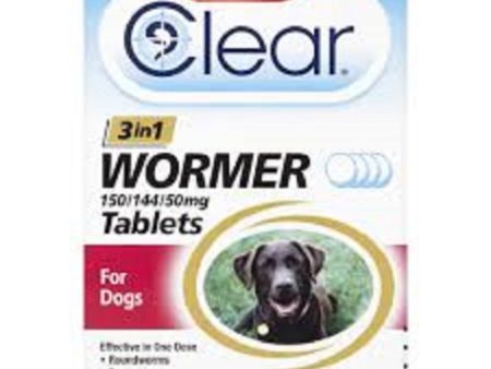 Bob Martin 3in 1 Dewormer Dog 4tabs Online now