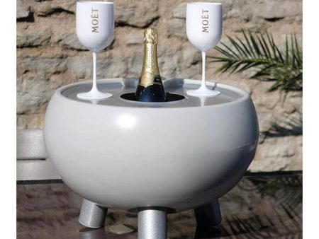 Outside Gang Drinks Cooler Table - Moon Grey Short Legs Sale