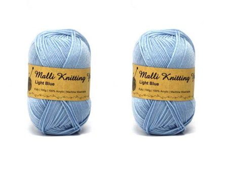 Light Blue Yarn Cheap