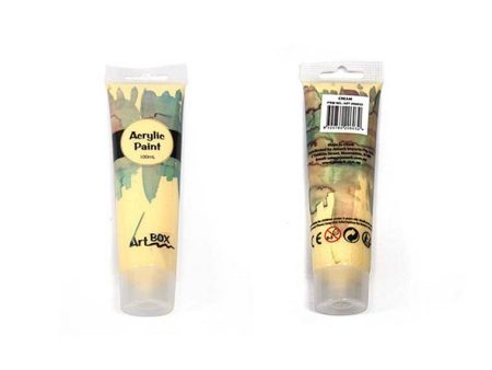 Acrylic Paint Tube, Cream Online now