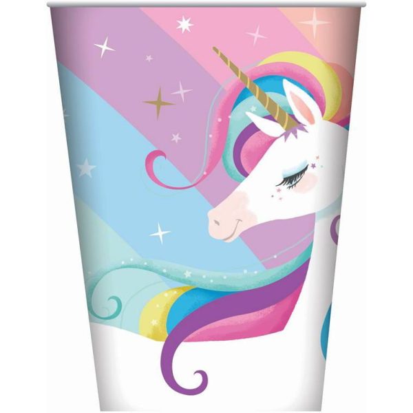 Cups Paper 8Pk Unicorn Online Hot Sale