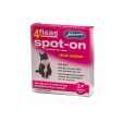 Johnsons 4Fleas Dual Action Spot On For Cats Over 8 Weeks (Cats Over 4kg) - 2 treatment Pack Sale