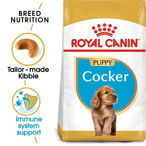 ROYAL CANIN Breed Cocker Puppy Dry Dog Food 3Kg For Sale