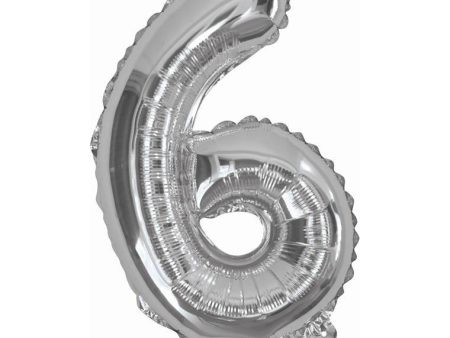 Foil Balloon 35Cm Silver 6 Online Sale