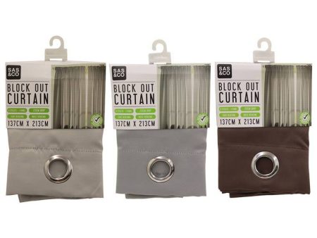 Home Master Curtain Block Out, Natural, 4 Assorted For Discount