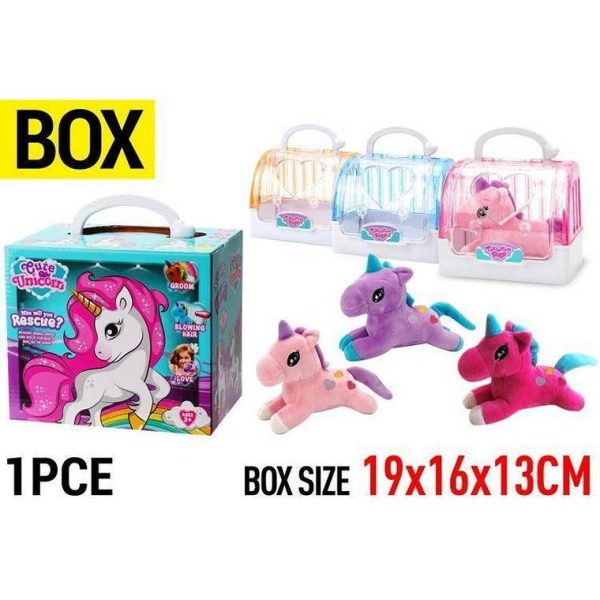 Plush Unicorn and Carrier Sale