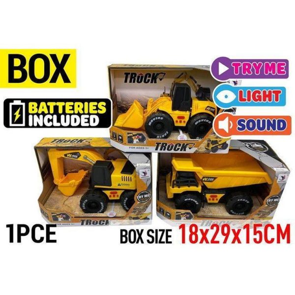 Construction Vehicles with Light and Sound on Sale