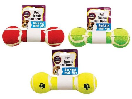 Dog Toy Tennis Ball, Bone, 20cm Cheap