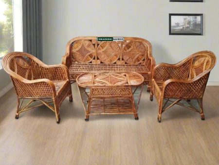 Bamboo Cane Sofa Set For Home, Office and Garden Online