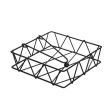 Wire Diamond Napkin Holder, 18.5x18.5x5, 2 Assorted Online now