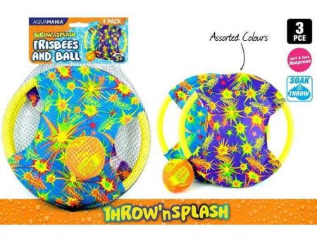 Water Splash Frisbee, 26cm, 3pcs For Sale