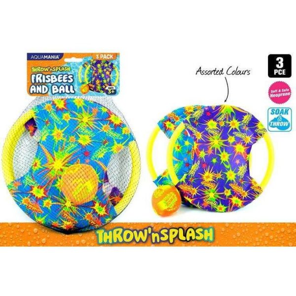 Water Splash Frisbee, 26cm, 3pcs For Sale