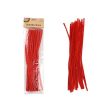 Chenille Stems, Red, 50pk For Sale