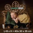 Bamboo Cane Flower posing basket for newborns ,Sitter, Baby Photography Photoshoot, New born Baby Photo Prop chair, Wooden Basket for Baby Photoshoot on Sale