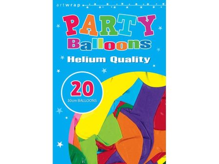 Balloon 20Pk Assorted 30Cm Online Hot Sale