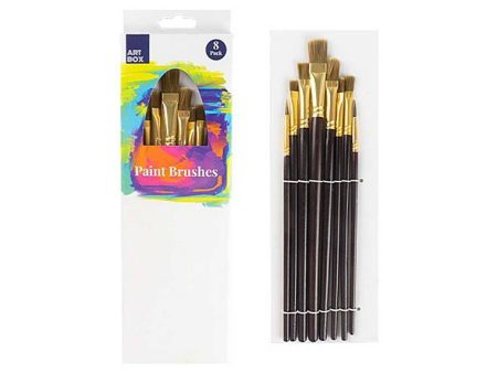 Artist Paint Brushes, 8pk Supply