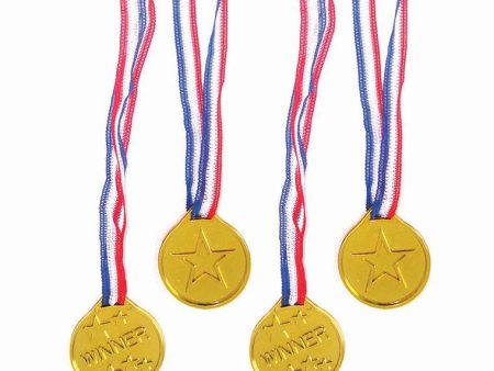 Favour Gold Medal 4Pcs Supply