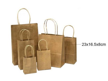 Craft Brown Bag, 3pk Fashion