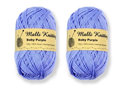 Acrylic Baby Yarn Purple For Discount