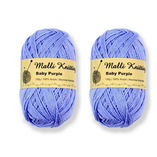 Acrylic Baby Yarn Purple For Discount