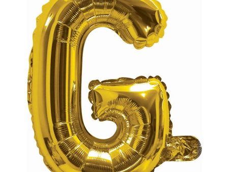 Foil Balloon 35Cm Gold G Hot on Sale