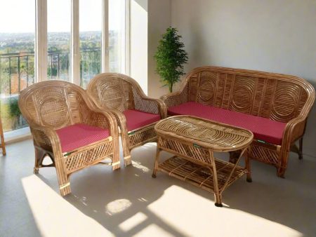 5 Seater Sofa Set with table For Home, Office and Garden Discount