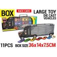 Semi Trailer with Die Cast Car Set, 11pcs on Sale