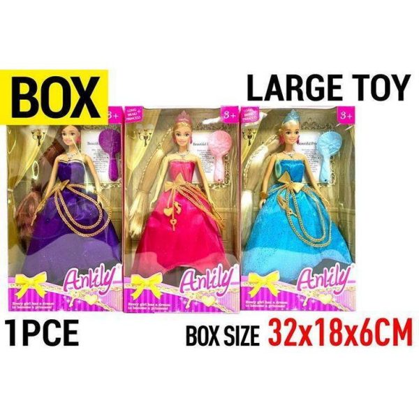 Shine Princess Doll with  Accessories, 30cm, 2 Assorted Hot on Sale