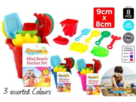 Mini Beach Bucket Set, 8pcs Online