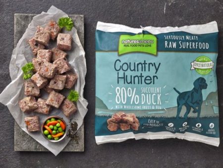 NATURES MENU COUNTRY HUNTER RAW NUGGETS  SUCCULENT DUCK  FOR ADULT DOGS 1kg Hot on Sale