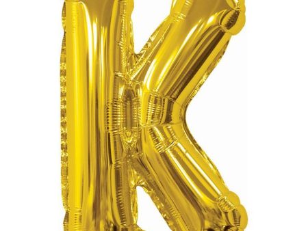 Foil Balloon 35Cm Gold K For Cheap