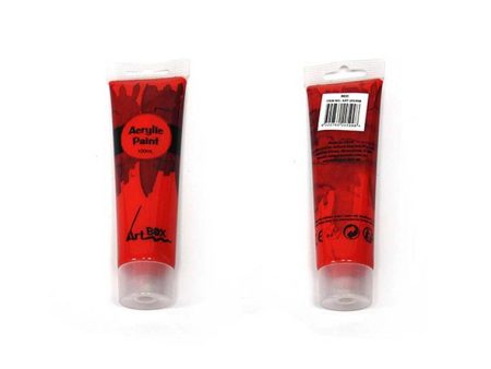 Acrylic Paint Tube, Red Cheap